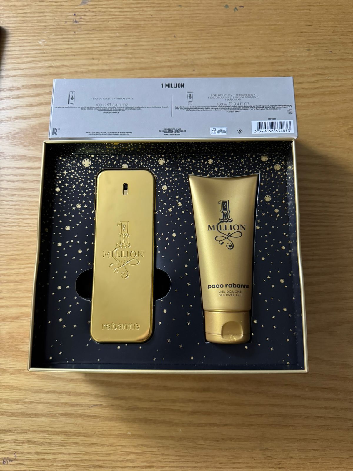 1millio homme coffre 100ml